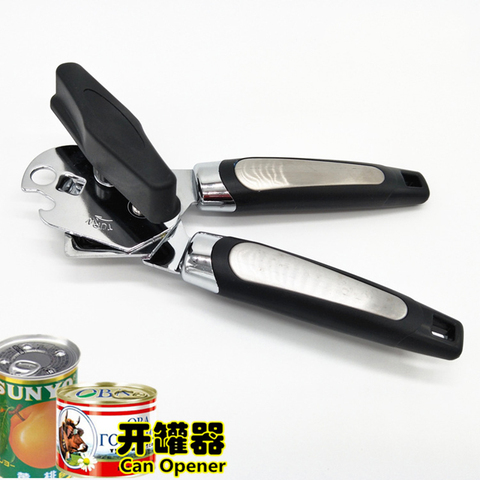 High Quality Stainless Steel Cans Opener Professional Ergonomic Manual Can Opener Side Cut Manual Can Opener ► Photo 1/6