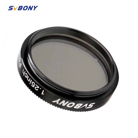 SVBONY 1.25'' Polarizing Filter Linear for Telescope Astronomy & Eyepiece Increasing Contrast Reduce Glare Increase Detail F9165 ► Photo 1/6