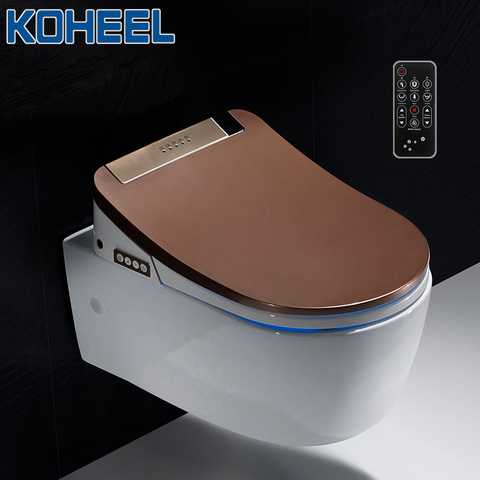 KOHEEL  Smart Toilet Seat High Quality Cover Electronic Bidet Clean Dry Seat Heating Wc Intelligent Led Light Toilet Seat Cover ► Photo 1/6