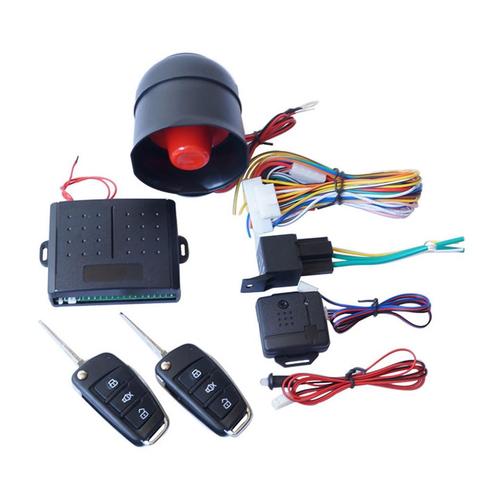 Car Alarm Vehicle System 1-Way Remote Central Door Lock Keyless System With 2 Remote Control Burglar Protection Security System ► Photo 1/6