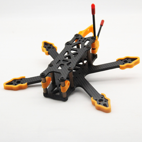 Gx140 140mm 3 Inch Mini Carbon Fiber Frame Kits 4mm Arms 1408 Motor Runcam Split 3 Micro&mini 2 For Fpv Racing Quadcopter ► Photo 1/6