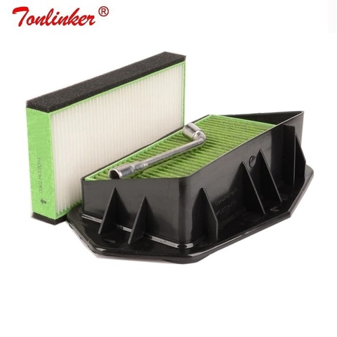 3 holes Cabin Air Filter For Vw Passat Golf Touran Audi Skoda Octavia Yeti Seat Altea Leon Efficient Anti-PM2.5 External Filter ► Photo 1/6