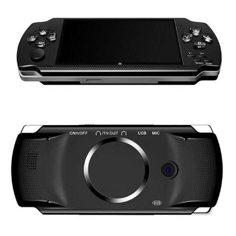 4.3-inch Screen Game Console For PSP Game Console Handheld Game Players 8G Built-in 10,000 Games Support 8/16/32/64/128 Bit Game ► Photo 1/6