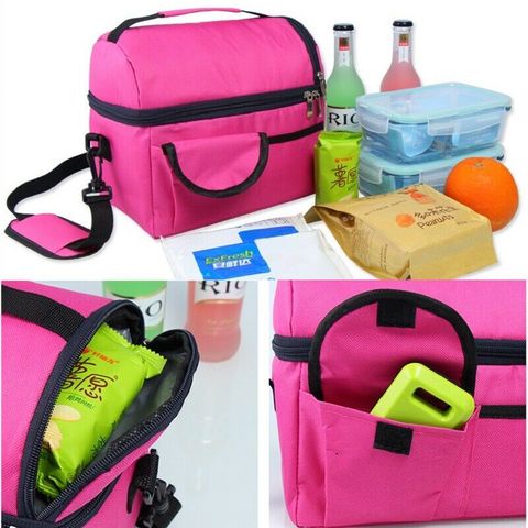 8L Insulated Lunch Box Tote Men Women Travel Hot Cold Food Cooler Thermal Bag ► Photo 1/6