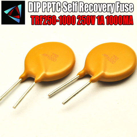 10PCS DIP PPTC self recovery fuse PPTC TRF250-1000 250V 1A 1000MA ► Photo 1/1