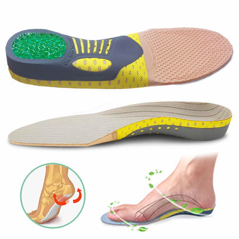 PVC Orthopedic Insoles Orthotics flat foot Health Sole Pad for Shoes insert Arch Support pad for plantar fasciitis dropshipping ► Photo 1/6