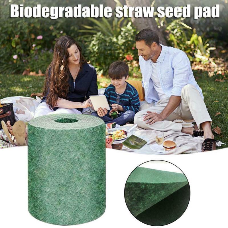Biodegradable Grass Seed Mat Fertilizer Garden Picnic 20*300cm NEW 