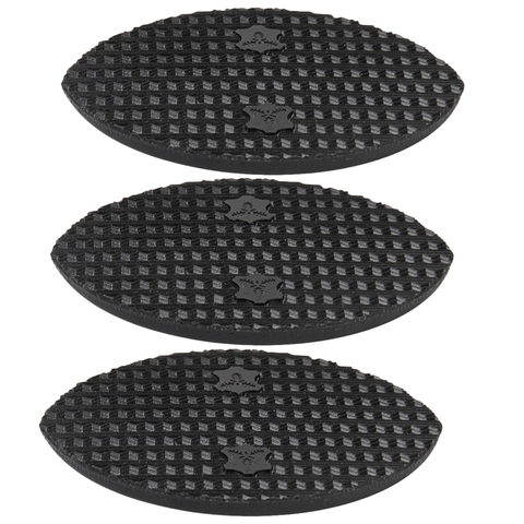 3 Pair Heel Plates Shoe Heel Taps Tips Sole Heel Repair Pad Replacement ► Photo 1/6