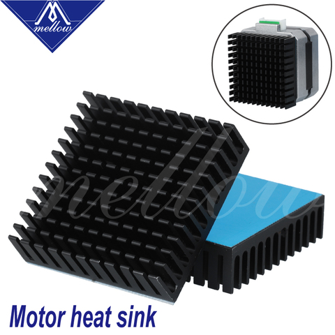 Mellow 3D Printer Aluminum Motor Heatsink Extruded Heat Dissipation Electronic Heat Sink For Nema17 42 Stepper Motor Ender 3 ► Photo 1/6