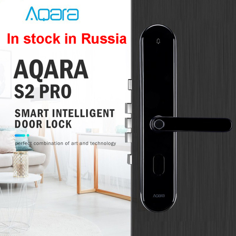 Aqara S2 Pro Smart Intelligent Door Lock Password Fingerprint Key Unlock APP Real-Time Monitor Privacy Lock Home Device ► Photo 1/6