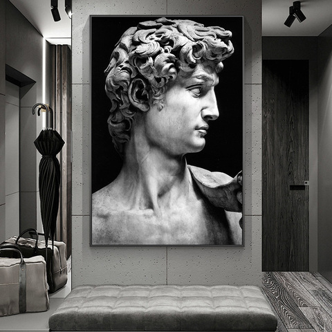 Sculpture of David Canvas Paintings on the Wall Art Posters And Prints Nordic Art Wall Decorative Canvas Picture For Living Room ► Photo 1/6