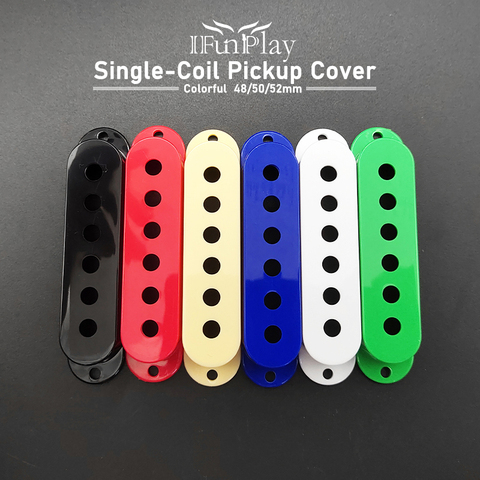 Multi Color Electric Guitar Single Coil Pickup Covers for ST/SQ Electric Guitar Pickup Lid/Shell/Top 48/50/52mm ► Photo 1/1