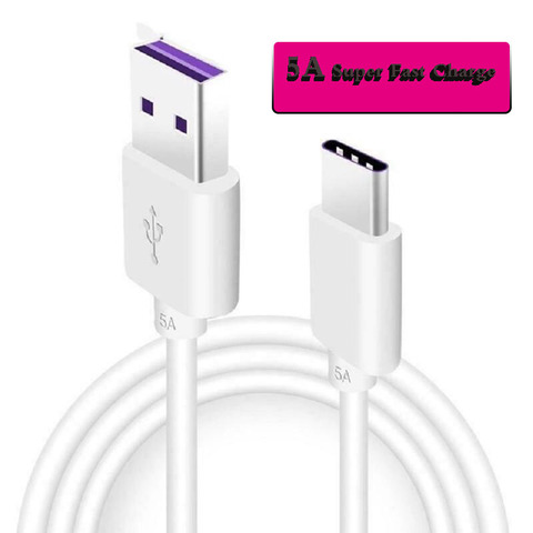 5A Super Type C Fast Charging usb c cable Type-c Charger For Samsung LG Sony Motorola HTC Oneplus Xiaomi Vivo OPPO Phones ► Photo 1/6