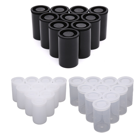 20Pcs Plastic Empty Film Canister Camera Reel Container Storage Case Can For Accessories Art Beads Coin Pill Fishing Bait ► Photo 1/6