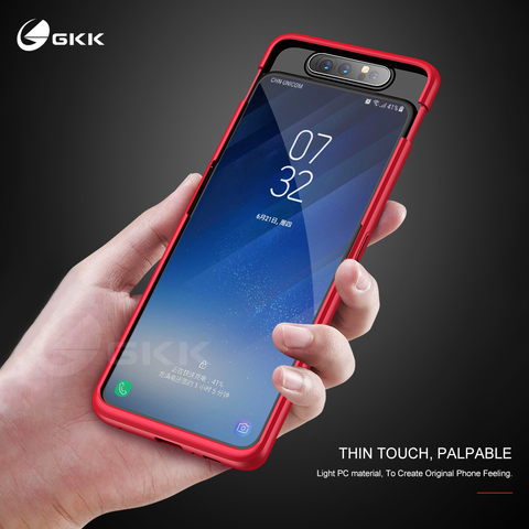 GKK Case for Samsung A80 Case 360 Full Protection With Tempered Glass 3 in 1 Matte Hard Cover For Samsung Galaxy A80 case fundas ► Photo 1/6