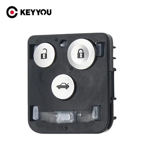 KEYYOU For Honda Civic Accord Jazz CRV HRV 2/3 Buttons Flip Folding Car Remote Key Button Pad ► Photo 1/5