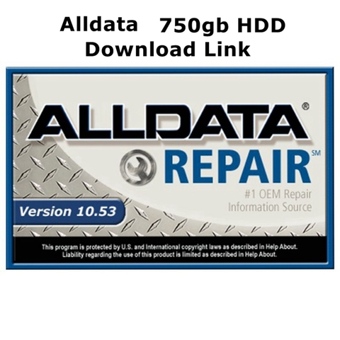 All Data Auto Repair Software Alldata 10.53 for cars and trucks in 750gb HDD / download link Tech Support via Teamviewer ► Photo 1/6