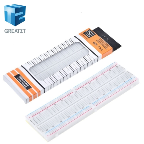 GREATZT  Breadboard 830 Point PCB Board MB-102 MB102 Test Develop DIY kit nodemcu raspberri pi 2 lcd High Frequency ► Photo 1/6