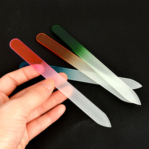 Buffing Grit Sand Fing Nail Art Health Beauty Makeup Tool Durable Crystal Glass File Nail Art Files Manicure Device ► Photo 1/6
