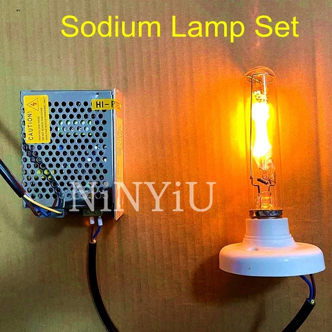 2022 New GP20NA 12V20W 2000h Sodium Bulb GP20HG 12V20W Mercury Bulb ND20 Student Laboratory Low Pressure Sodium Light Bulb Set ► Photo 1/6