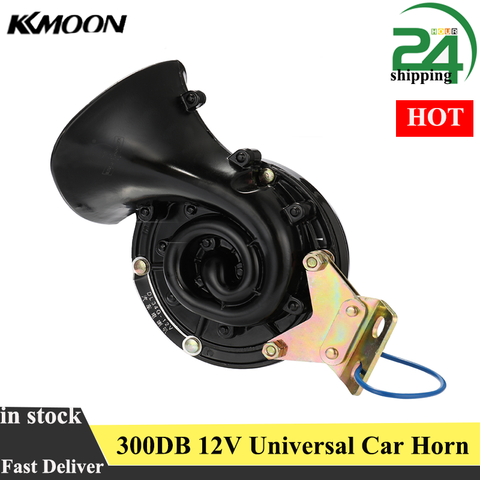 super Loud 300DB 12V Universal Car Horn Electric Snail Horn Signal Horn Car Horns Signal Raging for Auto Vehicle Car Accessories ► Photo 1/6