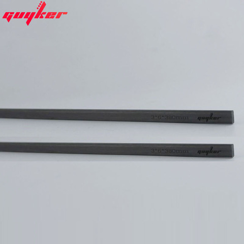 Guyker 2pcs Carbon Fiber Neck Rods 3mmX6mmX380mm/450mm Guitar Guitar Neck Stiffener for Strings Instruments ► Photo 1/5