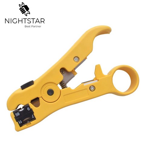 Flat or Round UTP Cat5 Cat6 Wire Coax Coaxial Stripping Tool Universal Cable Stripper Cutter Stripping Pliers Tool ► Photo 1/5