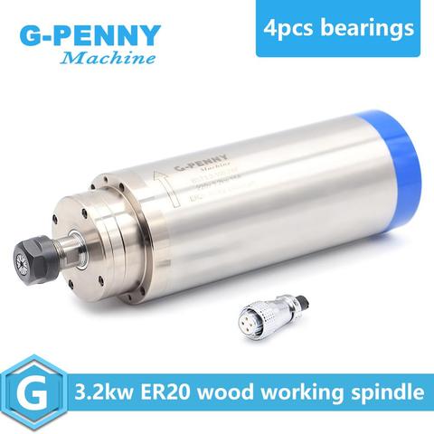 CNC Wood working 220v ER20 3.2kw Water-cooled spindle 3kw spindle motor water cooling engraving spindle for woodworking machine ► Photo 1/6