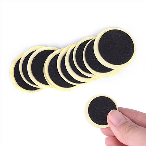 10PCS Cycling Mountain/Road Bike Tyre Puncture Fast Repair Tools black  Bicycle Inner Tire Patches Without Glue ► Photo 1/6