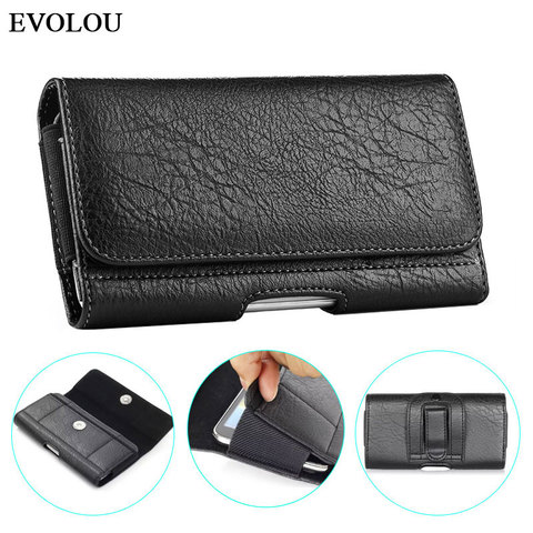 Pouch Wallet Cover for Samsung M21 M31 A70S A50S A30S A41 A51 A71 A21 A01 A31 A70E S20 Universal Magnetic Waist Bag Leather Case ► Photo 1/6