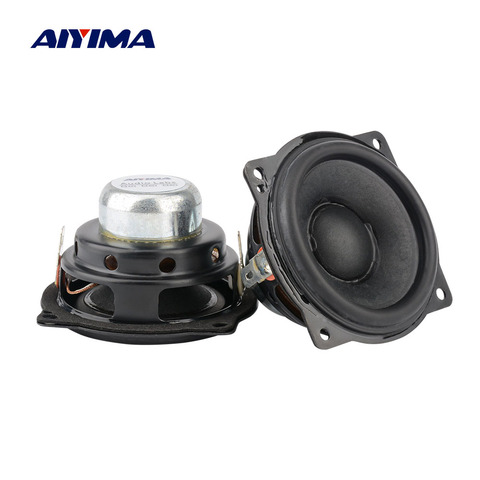 AIYIMA 2.25 inch 4 Ohm 10W Full Range Speaker Neodymium Long Stroke DIY Bluetooth Hifi Stereo Amplifier loudspeaker 60*60mm 2PCS ► Photo 1/6