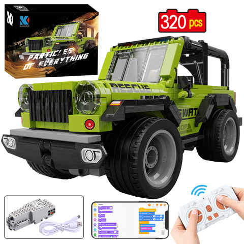 KAIYU APP Programming Remote Control City Off-Road Racing Car Building Blocks High-tech RC Vehicle Truck MOC Bricks Gifts Toys ► Photo 1/6