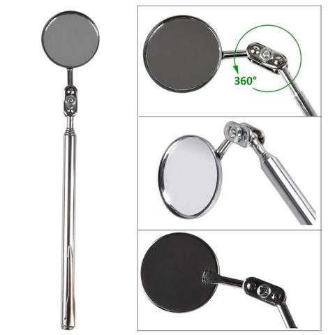 Telescopic Detection Lens Car Repair Inspection Round Mirror Angle View Tool ► Photo 1/6