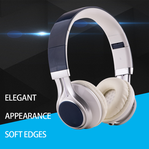 Wired Earphone Adjustable 3.5mm Foldable Stereo Headset Colorful Headband Audio Sound Headphone With Mic For PC Mobilephone ► Photo 1/6