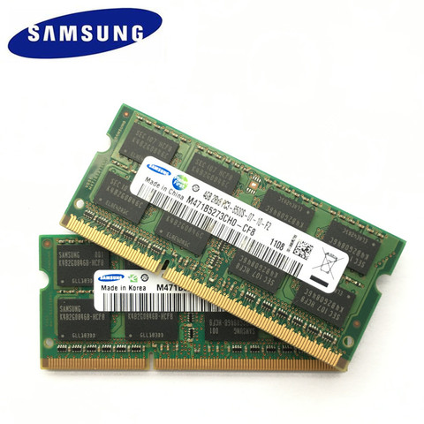 SAMSUNG SEC 4G 2Rx8 PC3-8500S DDR3 1066Mhz  4gb Laptop Memory 4G pc3L 8500S 1066MHZ Notebook Module SODIMM RAM ► Photo 1/3