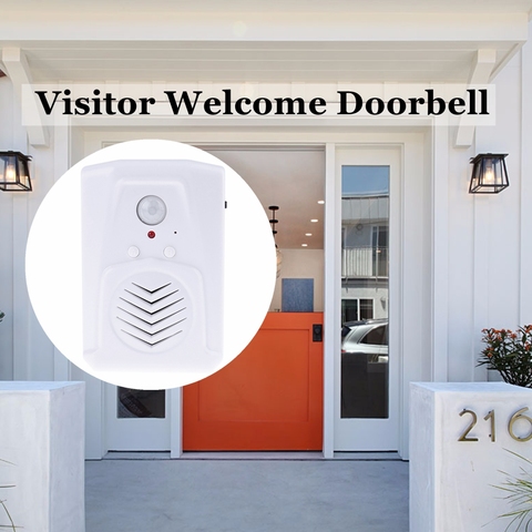 Sensor Motion Door Bell Switch MP3 Infrared Doorbell Wired PIR Motion Sensor Voice Prompter Visitor Welcome System Entrance ► Photo 1/6