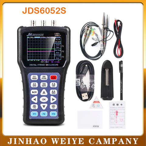 Jinhan  JDS6052S  multimeter oscilloscopeо Digital storage осциллограф  2 Channels 50MHz 200MSa/s diy kit osciloscopio daniu 6K ► Photo 1/6