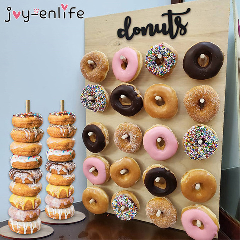 Wedding Donut Wall/Wood Board For Donuts/Doughnuts Display Rack 