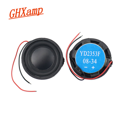 Ghxamp 23mm Mini Fulll Range Loudspeaker 8ohm 2w Long stroke Rubble Edge Round Full Frequency Speaker 2pcs ► Photo 1/6