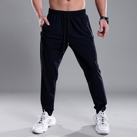 Breathable Sport Pants Mens Running Pants With Zipper Pockets Training Trousers Joggings Pant Fitness Trousers For Men Pants ► Photo 1/6