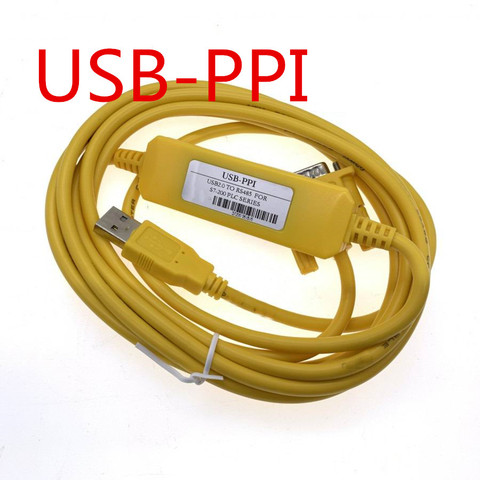 USB-PPI PLC Programming Cable USB to RS485 Adapter For Siemens S7-200 PLC USB PPI Download Cable ► Photo 1/1