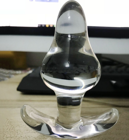 New Anchor Style Glass Anal Plug Prostate Massage Anal Balls Expander Butt Plug Glass Anal Dildo Sex Products For Couples ► Photo 1/6