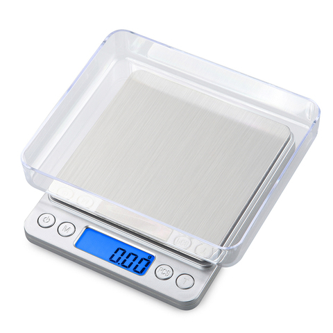 Digital Kitchen Multifunction Food Scale for Bake Jewelry Weight, 0.001oz/0.01g 500g Stainless Steel Pocket scale for Household ► Photo 1/6