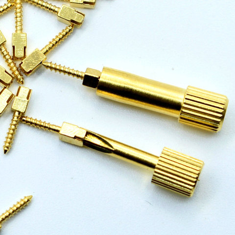 Dental golden plated screw post 50pcs bag  dental materials for dentist tool dentistry use post ► Photo 1/6