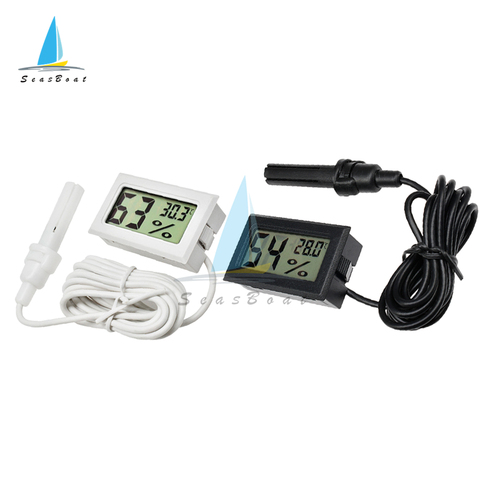 Mini LCD Digital Thermometer Hygrometer Thermostat Indoor Convenient Temperature Sensor Humidity Meter Gauge Instruments ► Photo 1/6