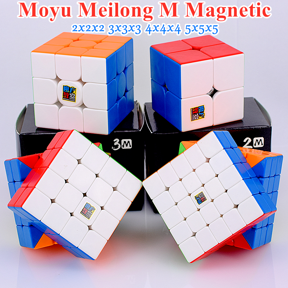 2x2 3x3 No Magnetic SOKOYO Moyu Meilong 2x2 3x3 Magic Cube Speed Cube Set 2 Pack Stickerless Speed Cube Puzzle Cube 2x2x2 3x3x3