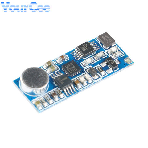 Mini FM Wireless Transmitter Microphone Module Mono Single Channel Transmitter Board Serial Port Control DC 3V-5V 76M-108MHz ► Photo 1/6