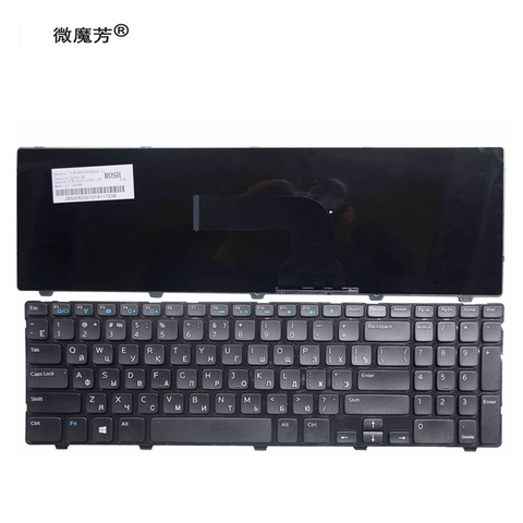 GZEELE RU RUSSIAN Keyboard For Dell Inspiron 15 15R 3521 3537 15R 5421 5521 5537 5535 15-3521 15V-1316 Laptop keyboard black NEW ► Photo 1/5