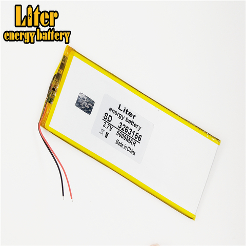 3.7V 3263156 5000MAH Rechargeable li Polymer Li-ion Battery For 8 inch 9inch Tablet PC CHUWI Hi8 hi8 pro xv8 DVD DVR ► Photo 1/4