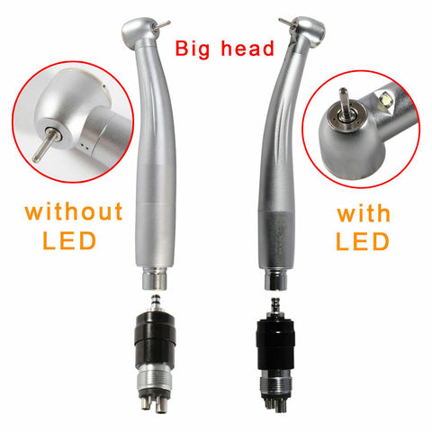NSK Style Dental High Speed Big Head LED E-Generator /Non-LED Handpiece & Quick Coupler 4 Hole CHINA ► Photo 1/6